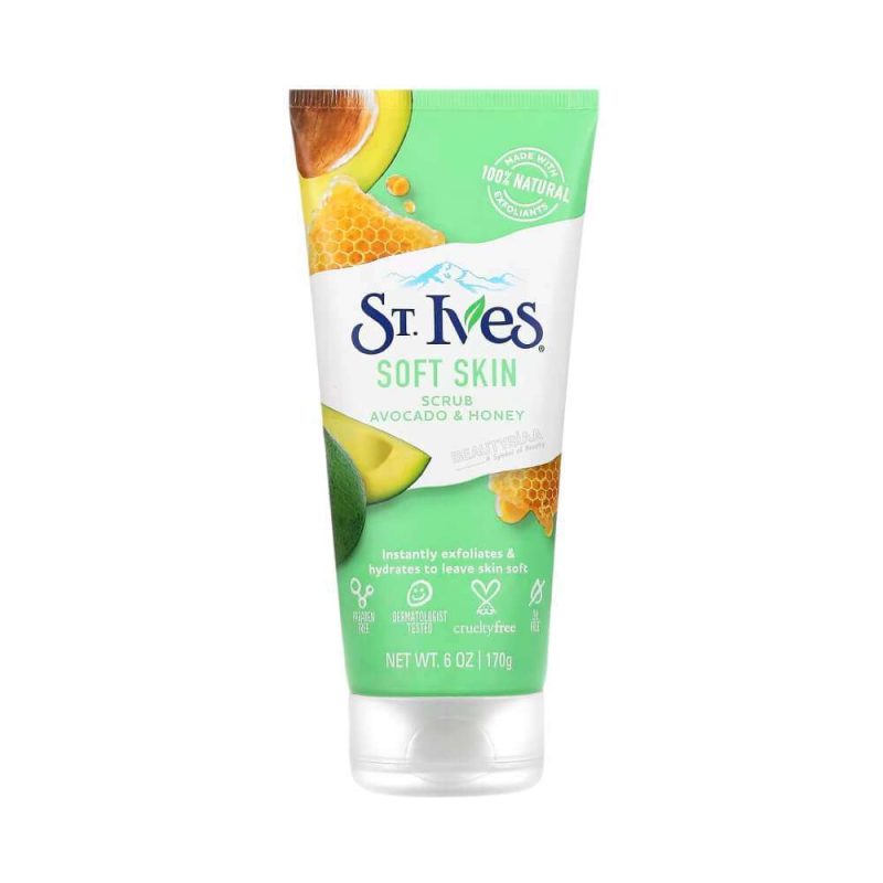 ST. Ives Soft Skin Avocado & Honey Face Scrub – 170ml