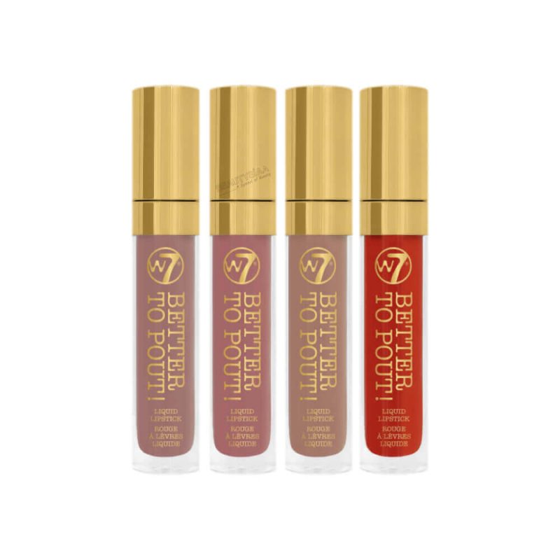 W7 Better to Pout Matte Liquid Lipstick Gift Set