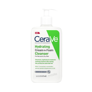 Cerave Hydrating Cream-to-Foam Cleanser – 473ml