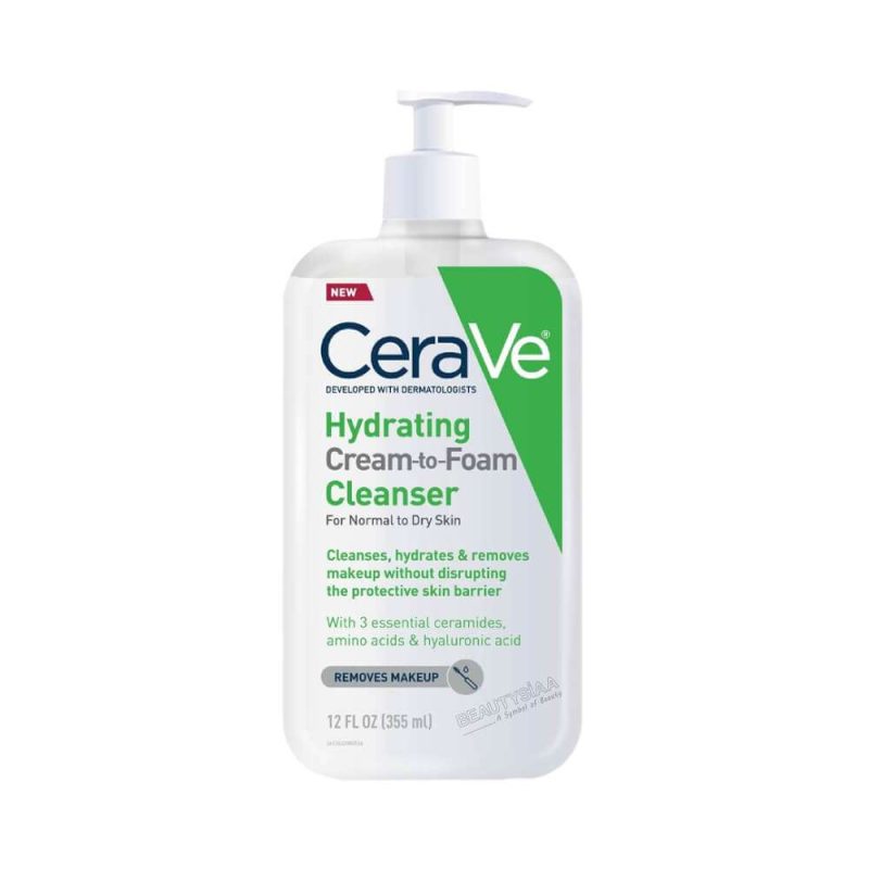 Cerave hydrating cream to foam cleanser 355 ml
