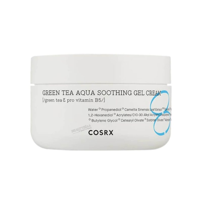 cosrx hydrium green tea aqua soothing gel cream