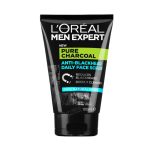loreal men expert pure charcoal anti-blackhead daily face scrub 100 ml