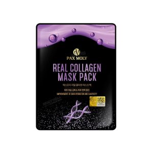 pax moly real collagen mask pack