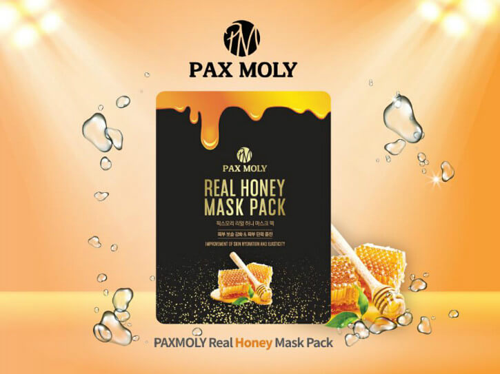 pax moly real honey mask pack