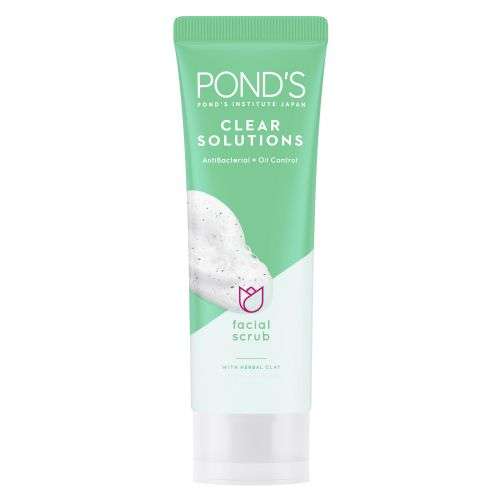 ponds facial scrub with herbal clay