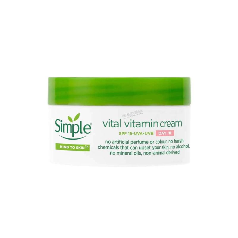 simple kind to skin vital vitamin day cream