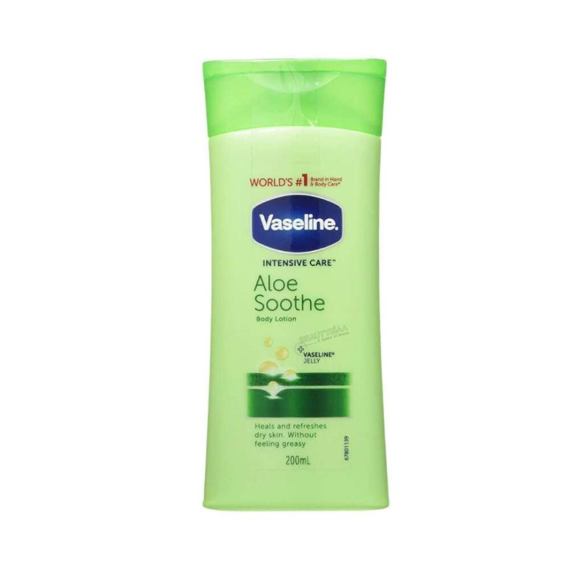 vaseline intensive care aloe soothe body lotion 200 ml