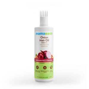 Mamaearth Onion Hair Oil for Hair Fall Control, Hair Growth Oil – 250 ml