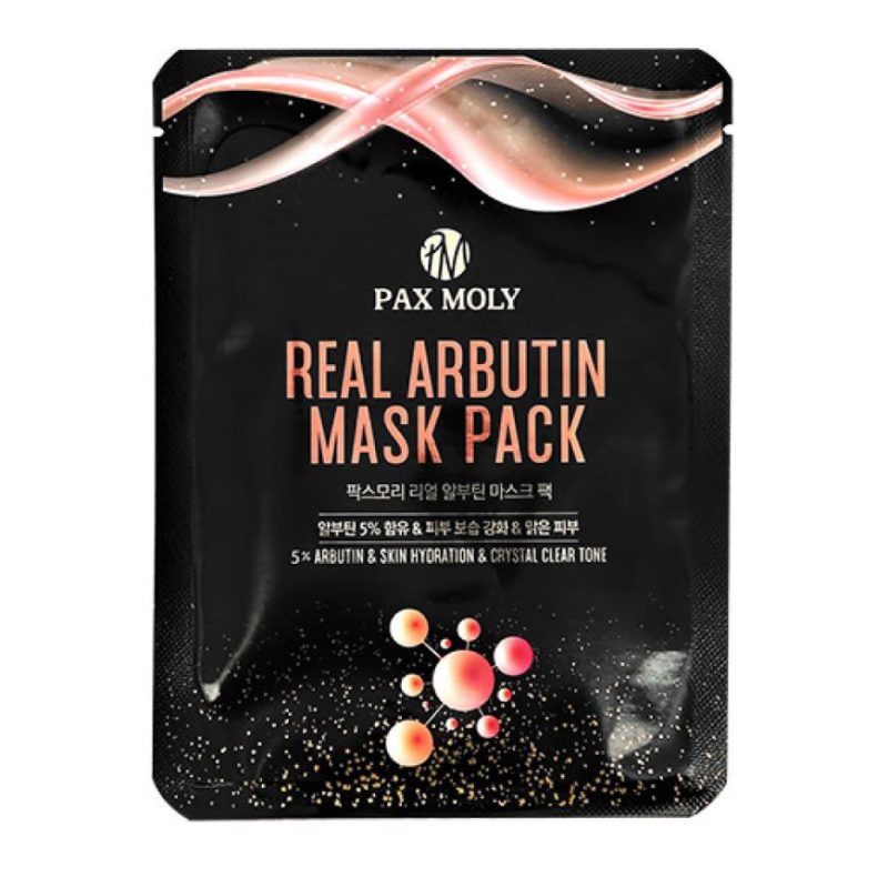 pax moly real arbutin mask pack 25ml