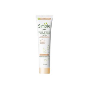 Simple Protect n Glow Triple Protect moisturiser spf 30
