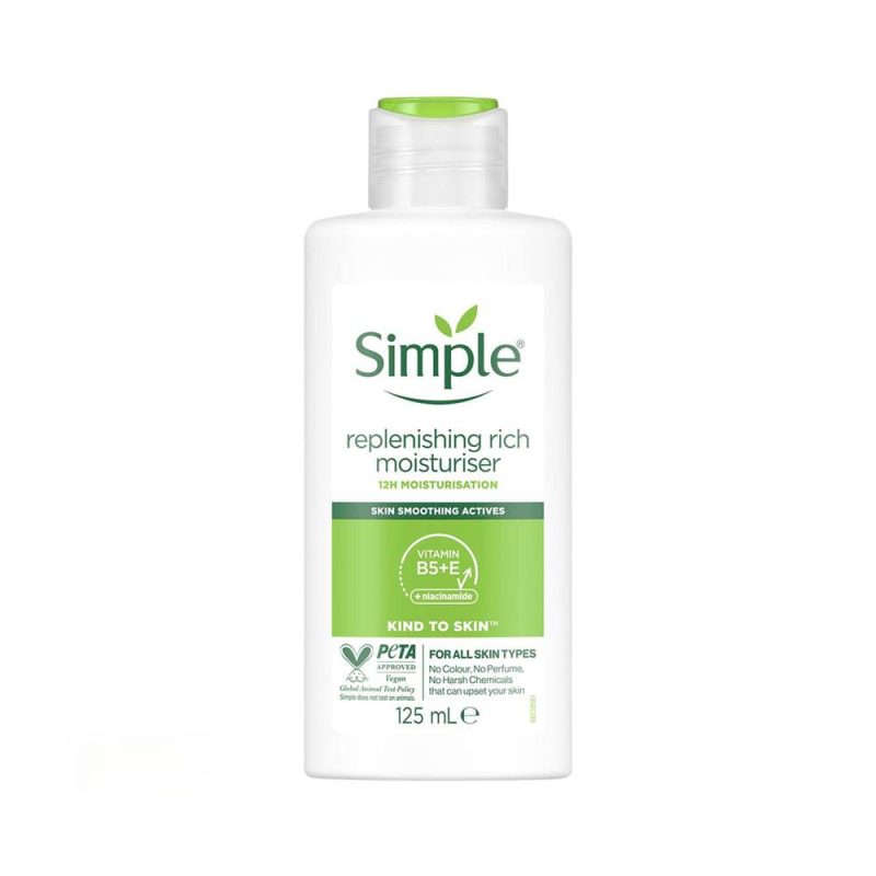 simple replenishing rich moisturizer all skin types
