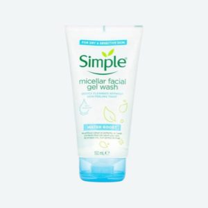 Simple Micellar Facial Gel Wash For Dry & Sensitive Skin 150ml